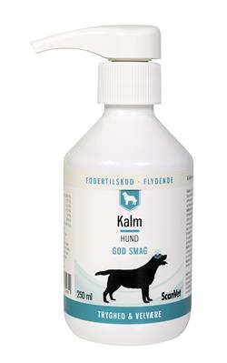 ScanVet Kalm. Tilskudsfoder mod uro hos hund. 250 ml.